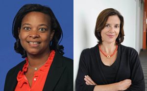 Head shots of Lisa Jones and Dorothea Gillim of GBH Kids